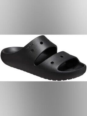 CROCS Black Slip-On Clog Slides